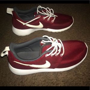 Red Nike Roshe One Shoes